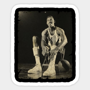 Wilt Chamberlain - Kansas Jayhawks '1955' Sticker